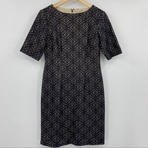 R & K Black Lace Lined Formal Dress Sz 4